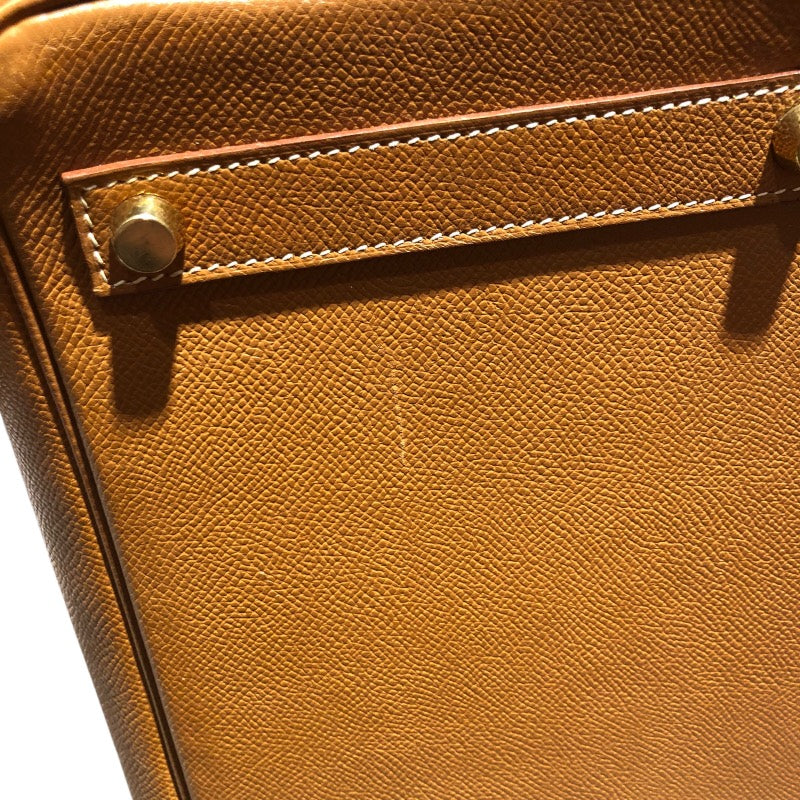 エルメス HERMES オータクロア32 □B刻 ゴールド ゴールド金具 クシュベル ユニセックス ハンドバッグ