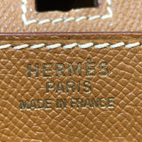 エルメス HERMES オータクロア32 □B刻 ゴールド ゴールド金具 クシュベル ユニセックス ハンドバッグ