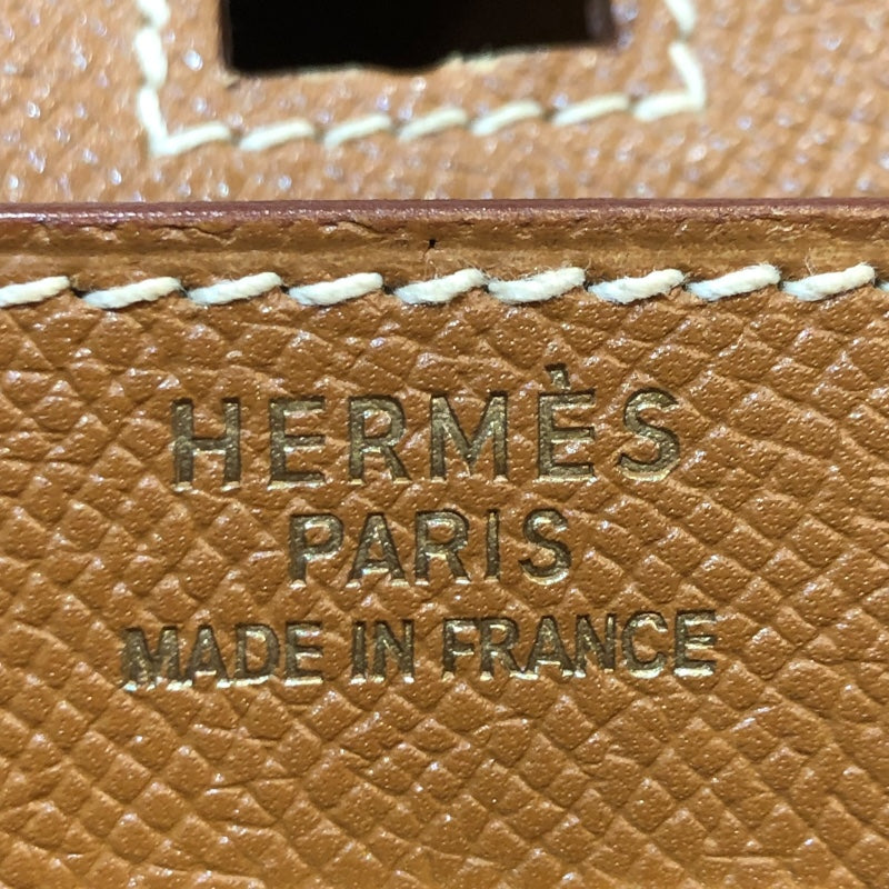 エルメス HERMES オータクロア32 □B刻 ゴールド ゴールド金具 クシュベル ユニセックス ハンドバッグ
