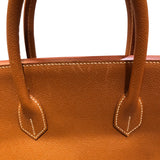 エルメス HERMES オータクロア32 □B刻 ゴールド ゴールド金具 クシュベル ユニセックス ハンドバッグ