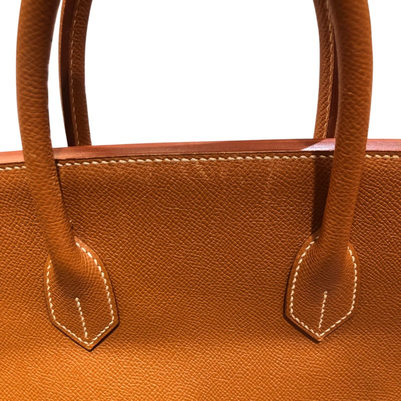 エルメス HERMES オータクロア32 □B刻 ゴールド ゴールド金具 クシュベル ユニセックス ハンドバッグ