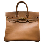 エルメス HERMES オータクロア32 □B刻 ゴールド ゴールド金具 クシュベル ユニセックス ハンドバッグ