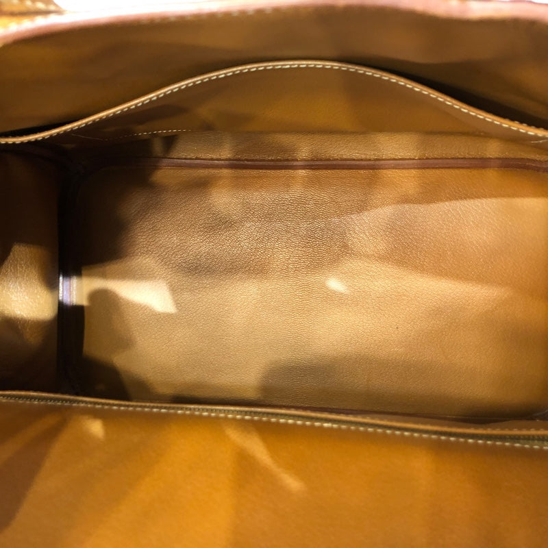 エルメス HERMES オータクロア32 □B刻 ゴールド ゴールド金具 クシュベル ユニセックス ハンドバッグ