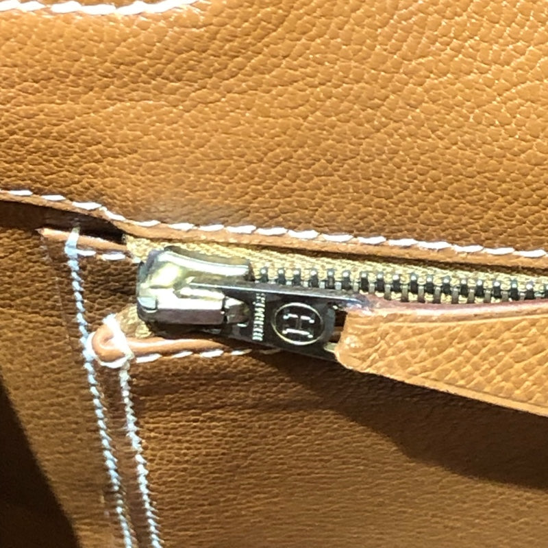エルメス HERMES オータクロア32 □B刻 ゴールド ゴールド金具 クシュベル ユニセックス ハンドバッグ