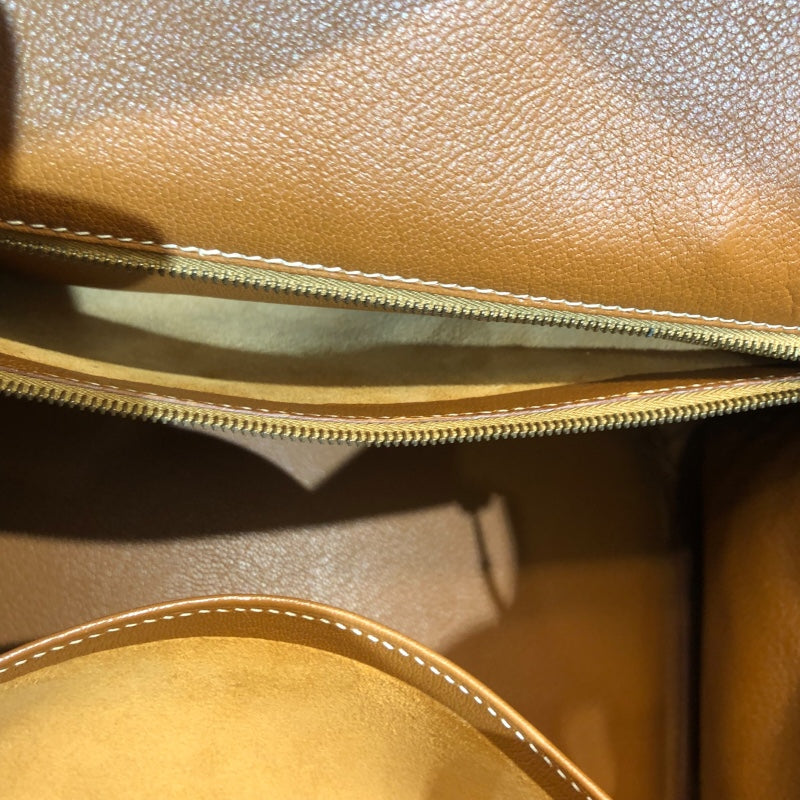 エルメス HERMES オータクロア32 □B刻 ゴールド ゴールド金具 クシュベル ユニセックス ハンドバッグ