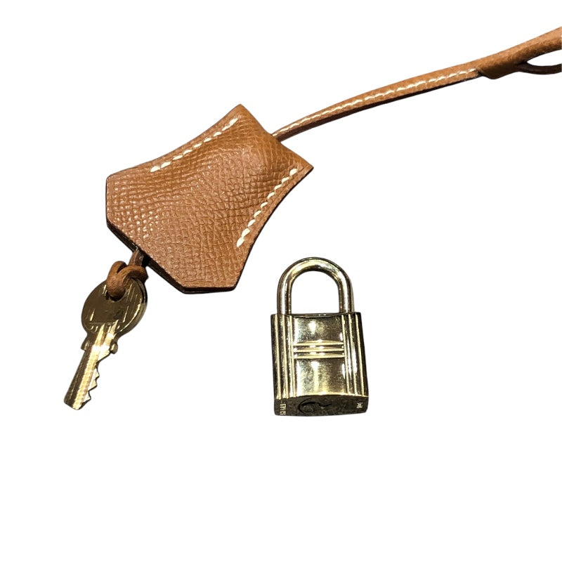 エルメス HERMES オータクロア32 □B刻 ゴールド ゴールド金具 クシュベル ユニセックス ハンドバッグ