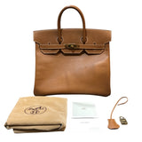 エルメス HERMES オータクロア32 □B刻 ゴールド ゴールド金具 クシュベル ユニセックス ハンドバッグ