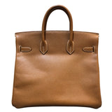 エルメス HERMES オータクロア32 □B刻 ゴールド ゴールド金具 クシュベル ユニセックス ハンドバッグ