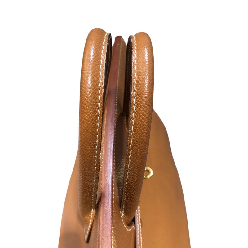 エルメス HERMES オータクロア32 □B刻 ゴールド ゴールド金具 クシュベル ユニセックス ハンドバッグ