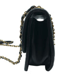 シャネル CHANEL マトラッセチェーンショルダーバック ブラック ゴールド金具 ラム レディース ハンドバッグ