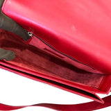 サンローラン SAINT LAURENT ユニベルシテ　ショルダーバッグ 357403 レッド　ゴールド金具 カーフ ユニセックス ショルダーバッグ