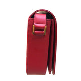 サンローラン SAINT LAURENT ユニベルシテ　ショルダーバッグ 357403 レッド　ゴールド金具 カーフ ユニセックス ショルダーバッグ