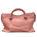 バレンシアガ BALENCIAGA ザ シティ 420821 ピンク レザー レディース ショルダーバッグ