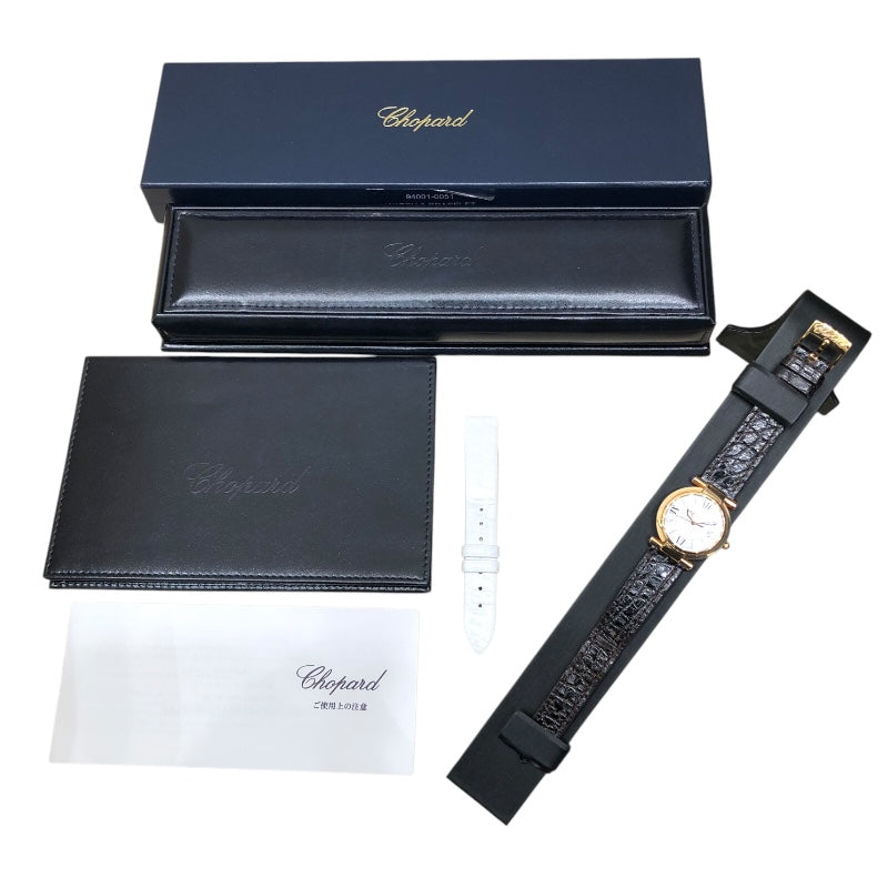 ショパール Chopard インペリアーレ　ホワイトシェル 384238-5001 ホワイト K18ピンクゴールド レディース 腕時計