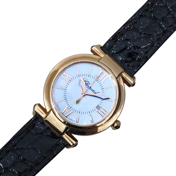 ショパール Chopard インペリアーレ　ホワイトシェル 384238-5001 ホワイト K18ピンクゴールド レディース 腕時計