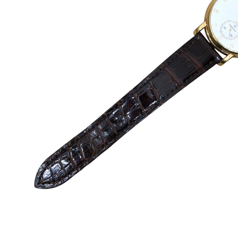 【中古】 愛は遙かな国に/日本メール・オーダー/バート・ハーシュヘルド ジャガールクルト 18金無垢オーバル型ケース 1971年保証書
