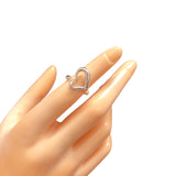 ティファニー TIFFANY＆CO オープンハートリング シルバー925 ジュエリー