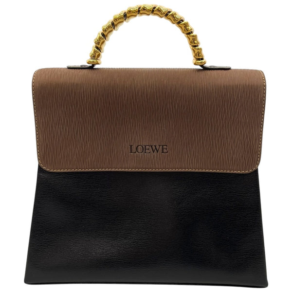 ロエベ LOEWE ベラスケス ハンド ブラック レザー レディース ハンドバッグ