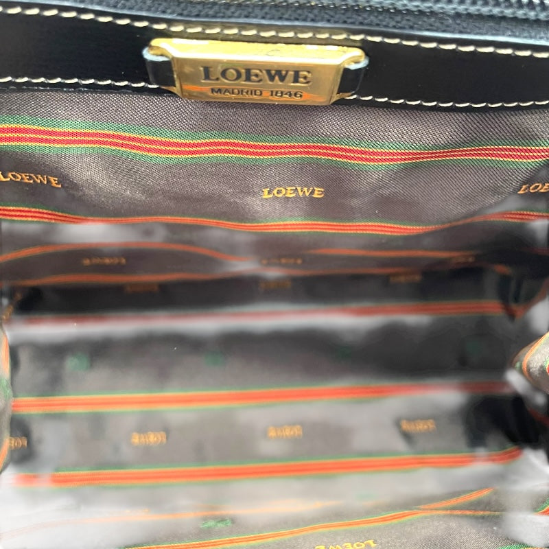 ロエベ LOEWE ベラスケス ハンド ブラック レザー レディース ハンドバッグ