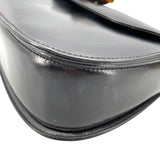 グッチ GUCCI バンブー トップハンドルバッグ 000・2113・0633 ブラック レザー レディース