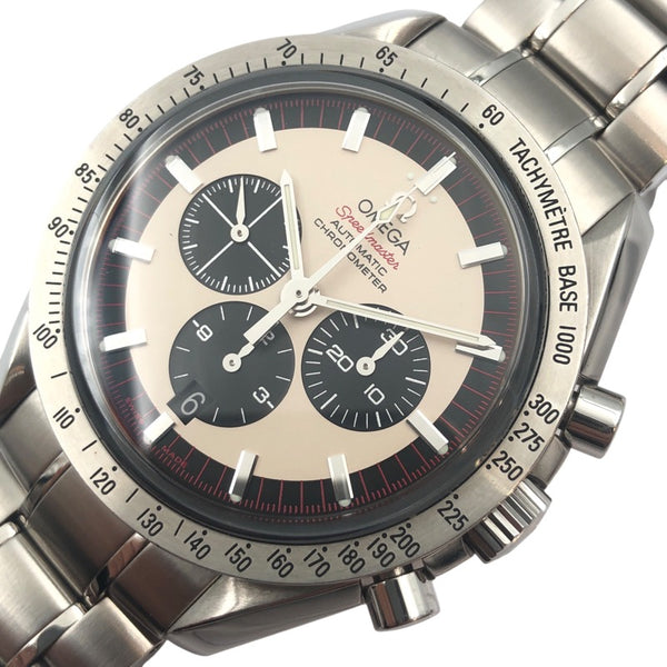 オメガ OMEGA スピードマスター レジェンド ミハエル・シューマッハ 3559.32 ホワイト SS 自動巻き メンズ 腕時計