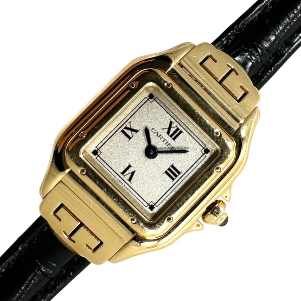 カルティエ Cartier パンテール レ スタイル SM W2504431 K18YG/レザー クオーツ レディース 腕時計