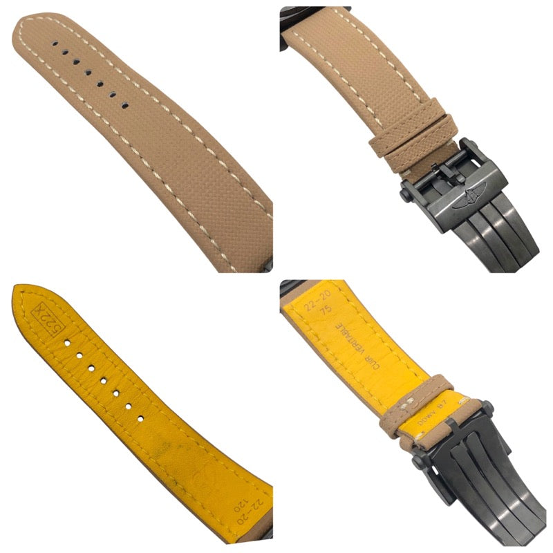 ブライトリング BREITLING アベンジャー オートマチック GMT45ナイトミッション  V32395 チタン/レザーストラップ 自動巻き メンズ 腕時計