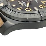ブライトリング BREITLING アベンジャー オートマチック GMT45ナイトミッション  V32395 チタン/レザーストラップ 自動巻き メンズ 腕時計