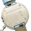 ヴァンクリーフ＆アーペル Van Cleef & Arpels チャーム ミニ ウォッチ VCAR029A00 シルバー K18WG/革ベルト クオーツ レディース 腕時計