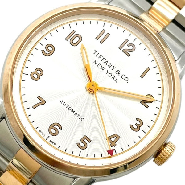ティファニー TIFFANY＆CO CT60 シルバー K18PG/SS 自動巻き レディース 腕時計