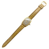 フランク・ミュラー FRANCK MULLER トノウカーベックス レリーフ 1752QZRELJ ブラウン K18PG/革ベルト クオーツ レディース 腕時計