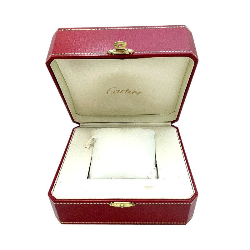 カルティエ Cartier バロンブルー 33MM W6920069 シルバー K18PG/革ベルト 自動巻き レディース 腕時計