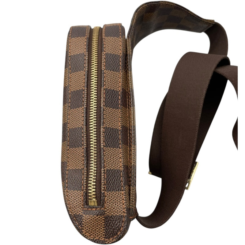 ルイ・ヴィトン LOUIS VUITTON ジェロニモス N51994 ブラウン ダミエキャンバス メンズ ボディバッグ