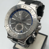 ブルガリ BVLGARI ディアゴノ　GMT DG40SGMT ステンレススチール メンズ 腕時計