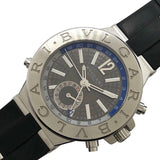 ブルガリ BVLGARI ディアゴノ　GMT DG40SGMT ステンレススチール メンズ 腕時計