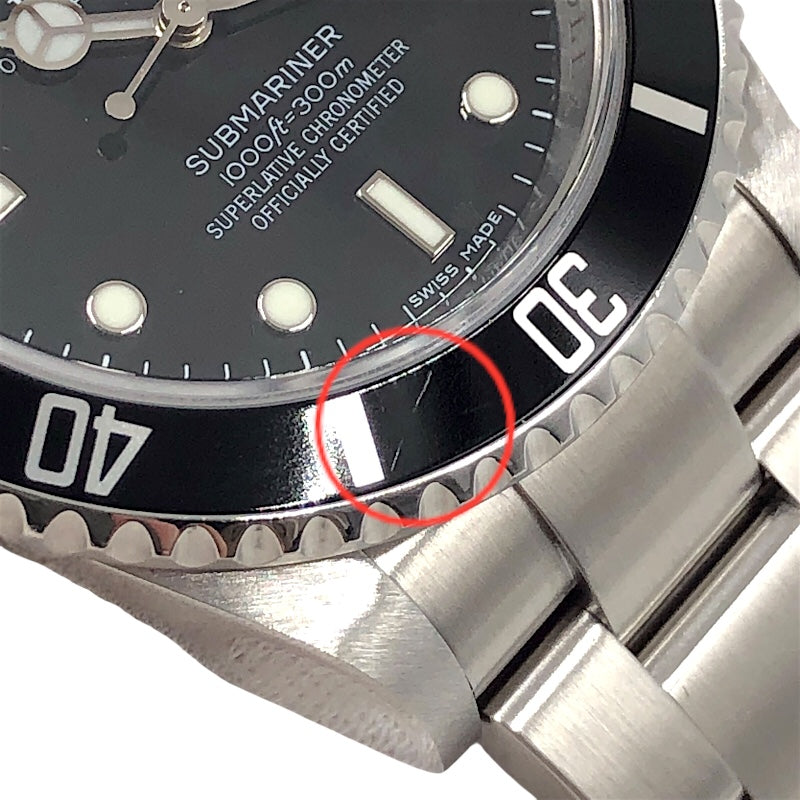 ロレックス ROLEX サブマリーナ 16610 ブラック×シルバー ステンレス メンズ 腕時計