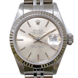 ロレックス ROLEX デイトジャスト 69174 シルバー SS/WG レディース 腕時計
