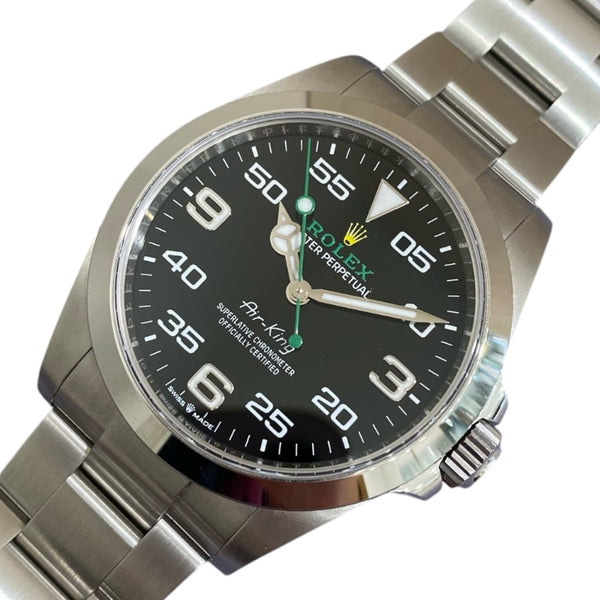 ロレックス ROLEX エアキング 126900 ブラック SS メンズ 腕時計