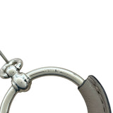 エルメス HERMES ループピアス グレー SV金具 メタル・スイフト アクセサリー