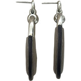 エルメス HERMES ループピアス グレー SV金具 メタル・スイフト アクセサリー