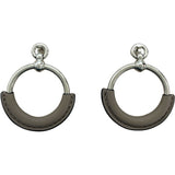 エルメス HERMES ループピアス グレー SV金具 メタル・スイフト アクセサリー