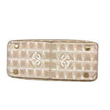 シャネル CHANEL ニュートラベルライントートバッグPM A20457 ベージュ ナイロンジャガード レディース トートバッグ
