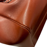 セリーヌ CELINE スモールカバドローストリングキュイルトリオンフ 111013 タン ゴールド金具 カーフスキン レディース ショルダーバッグ
