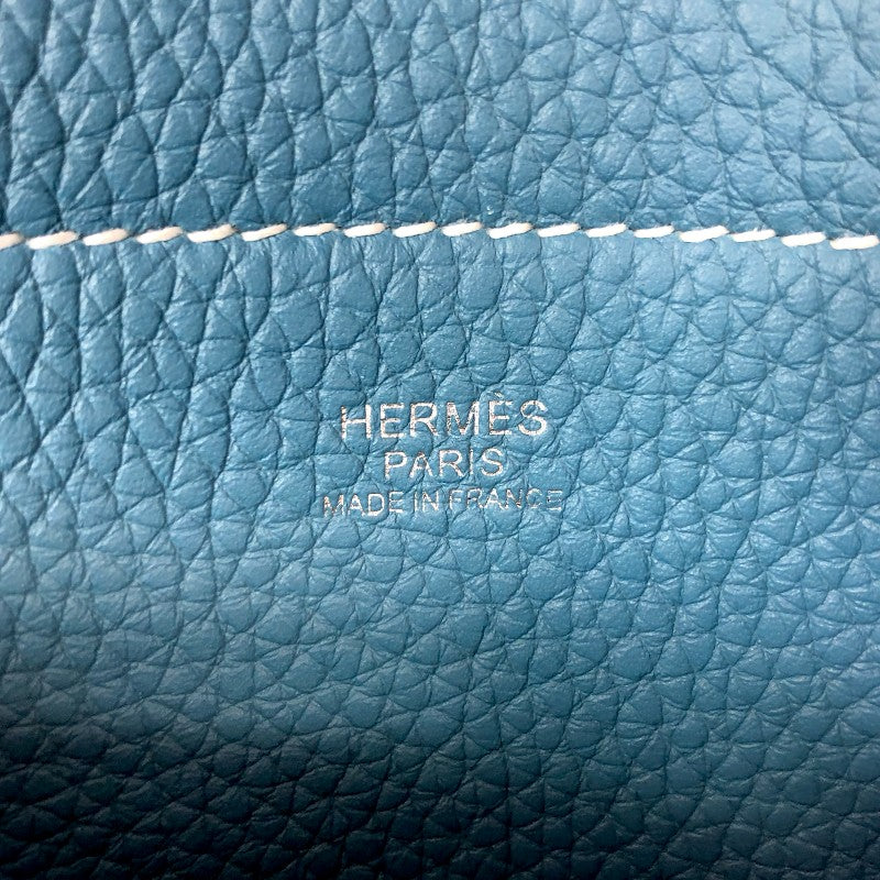 エルメス HERMES カバセリエ31 Ｂ刻 ニューブルージーン トリヨン レディース トートバッグ