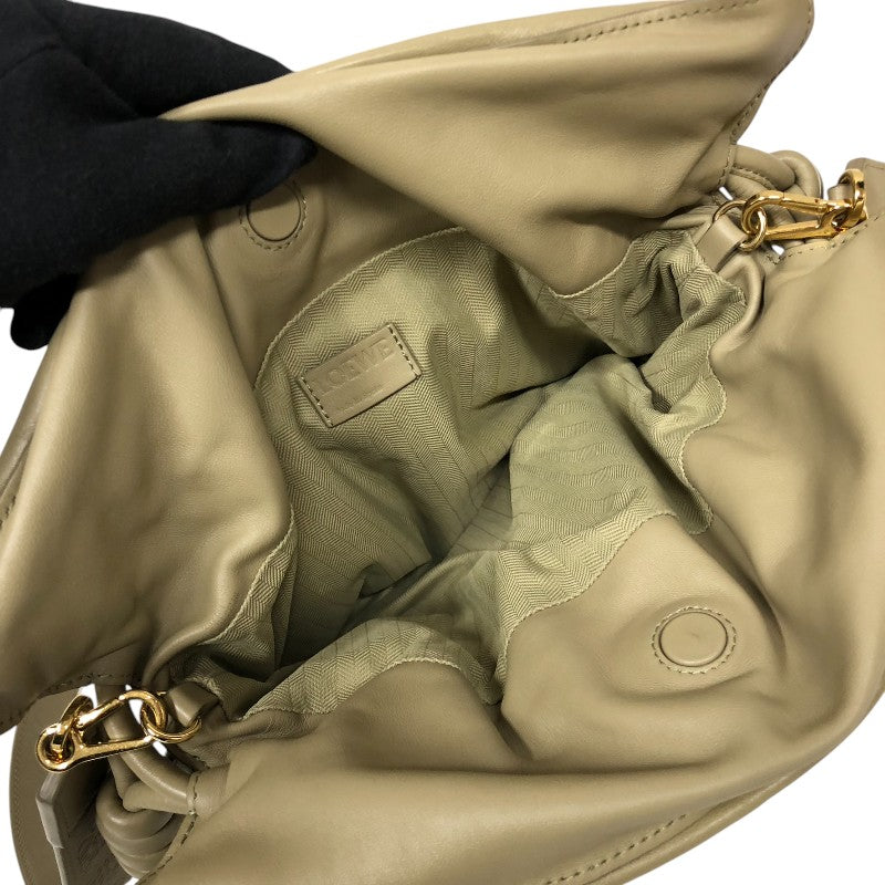 ロエベ LOEWE フラメンコ パファー A411FC2X37 カーキ カーフ レディース ショルダーバッグ