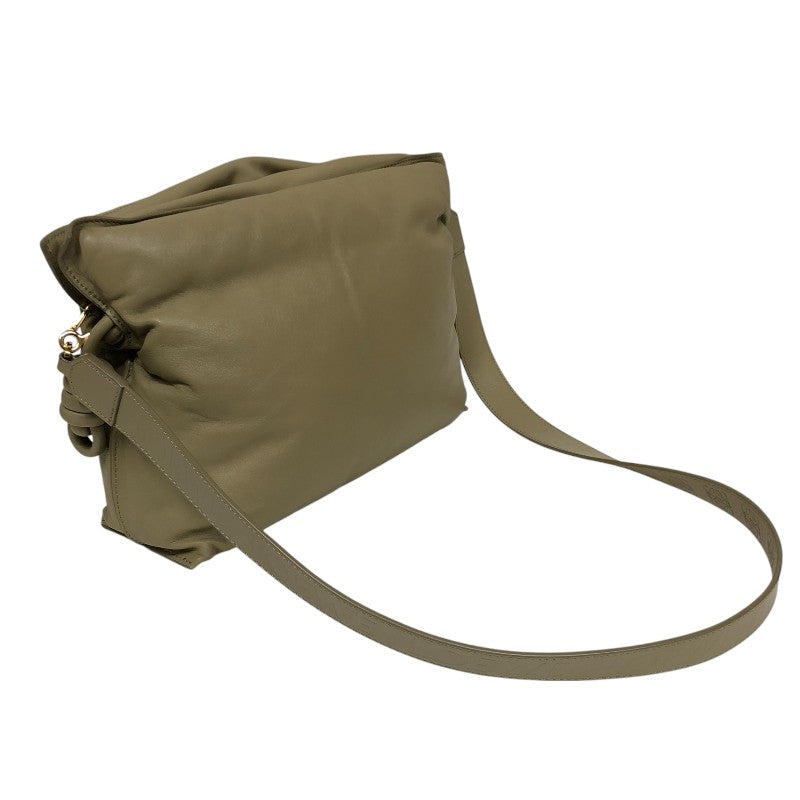 ロエベ LOEWE フラメンコ パファー A411FC2X37 カーキ カーフ レディース ショルダーバッグ
