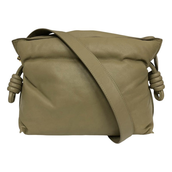 ロエベ LOEWE フラメンコ パファー A411FC2X37 カーキ カーフ レディース ショルダーバッグ