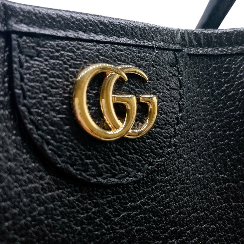 グッチ GUCCI オフィディアミディアムトートバッグ 739730 ブラック レザー レディース トートバッグ
