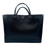 グッチ GUCCI オフィディアミディアムトートバッグ 739730 ブラック レザー レディース トートバッグ