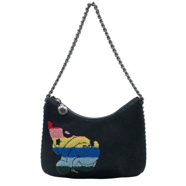 ステラ・マッカートニー STELLA McCARTNEY ファラベラミニショルダーディズニーコラボ 7B0001 ブラック ポリエステル レディース ショルダーバッグ